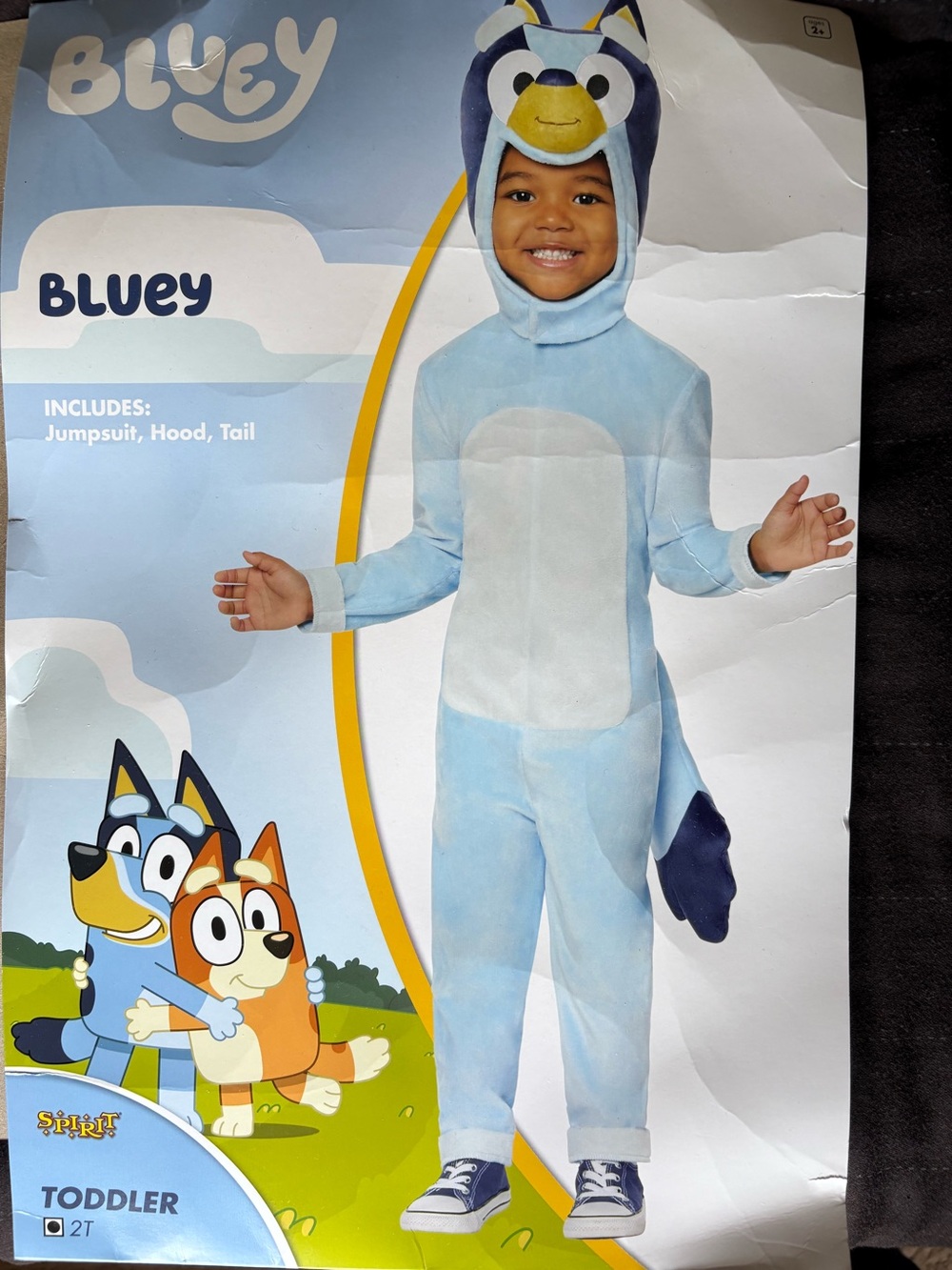 Bluey Halloween costume for little kids or toddlers size 2T